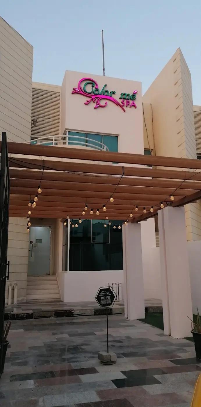 The Color Me Spa shopfront in Khalifa City A