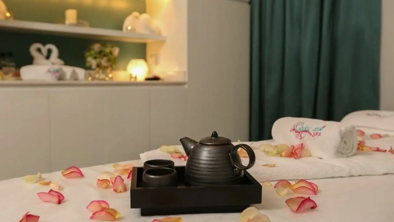 Tea served during a treatment